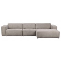 ROWICO Willard 4-Seater R-Sofa Beige